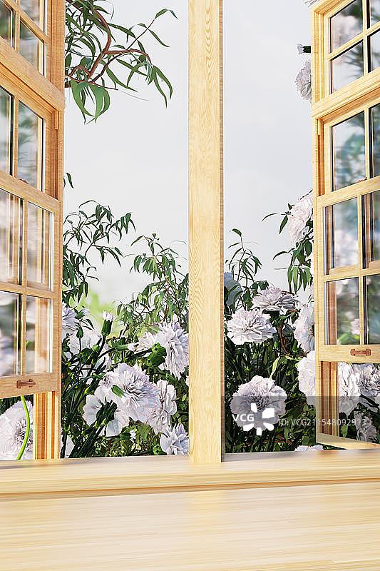 春天小清新唯美幽静室内风景图片素材