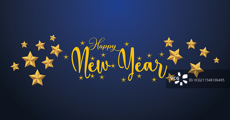 新年快乐卡片横幅背景设计图片素材