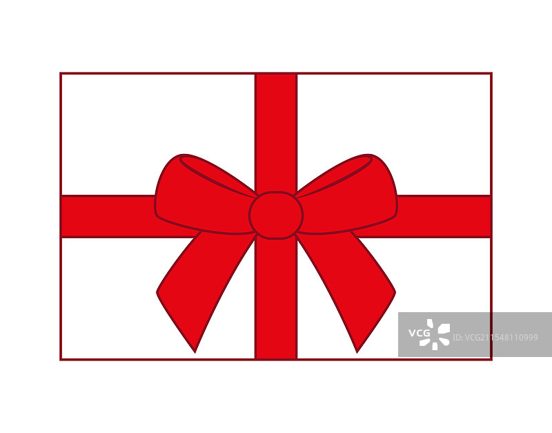 装饰性礼品盒，配有红色丝带和蝴蝶结图片素材