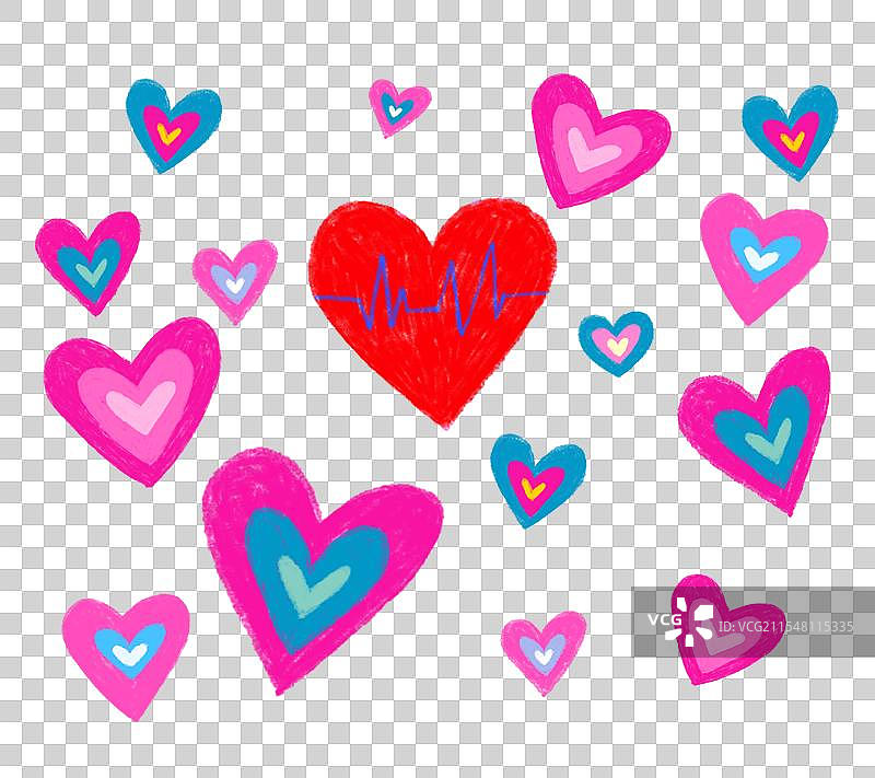 心形元素图片素材