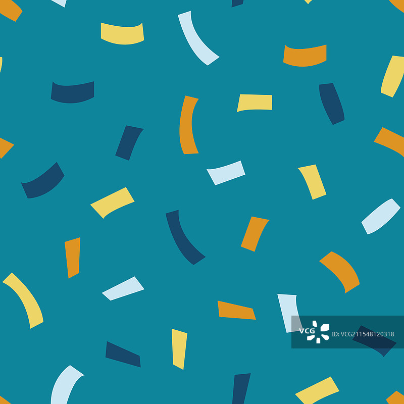 矩形彩纸屑无缝图案图片素材