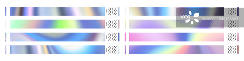 活动和节日用腕带模板套装图片素材