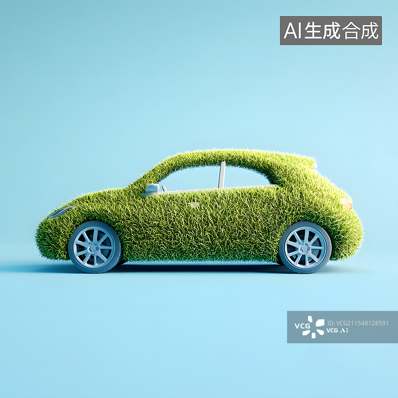 【AI数字艺术】汽车环保新能源概念图片素材