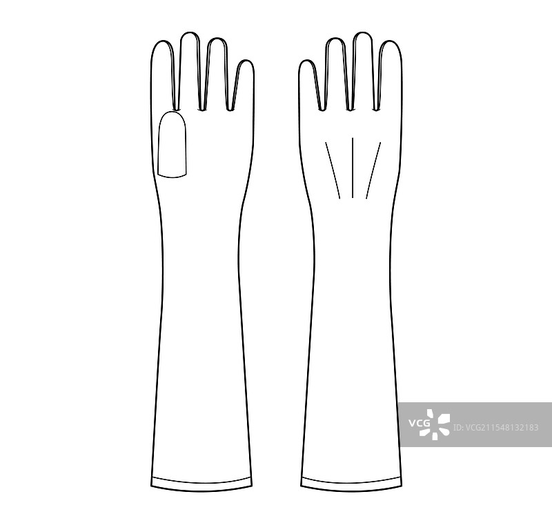 长手套时尚手部配饰服装图片素材