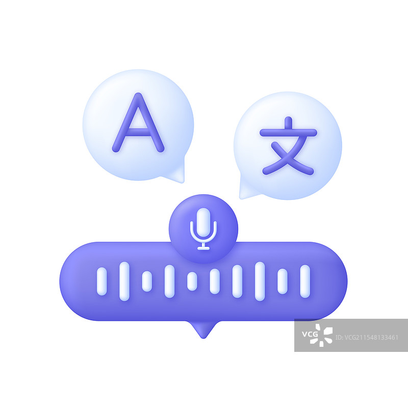 3D语言翻译图片素材