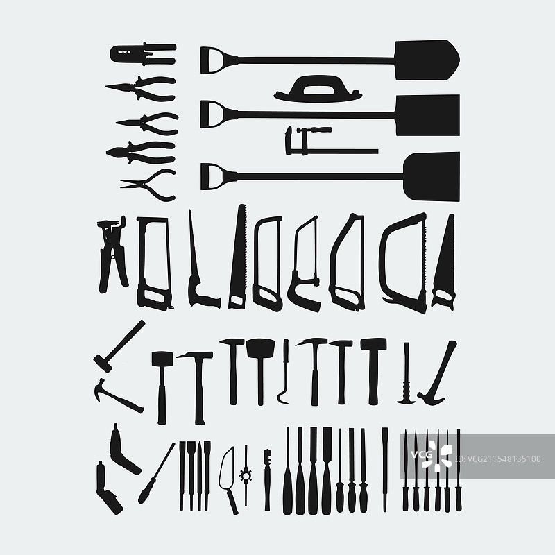 一套工具类型图片素材