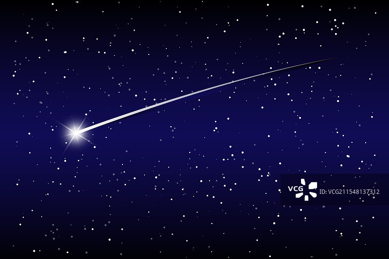 星空下的流星背景图片素材