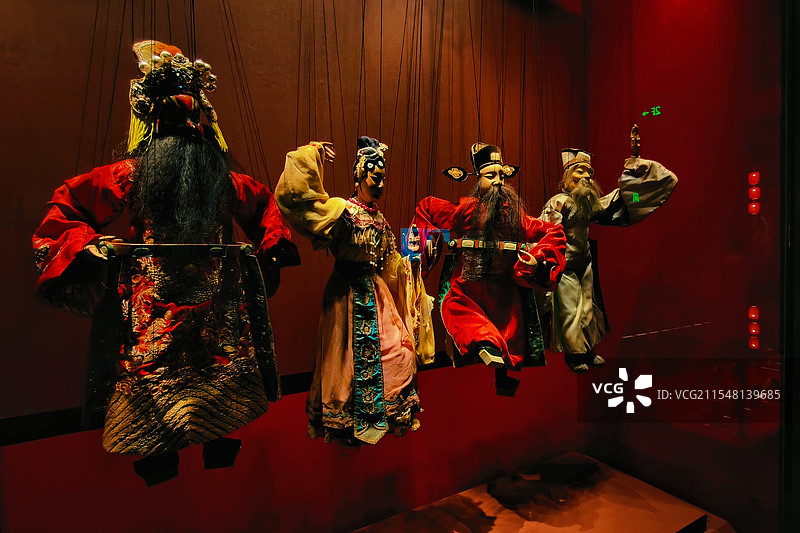 提线木偶 清 中国闽台缘博物馆藏图片素材