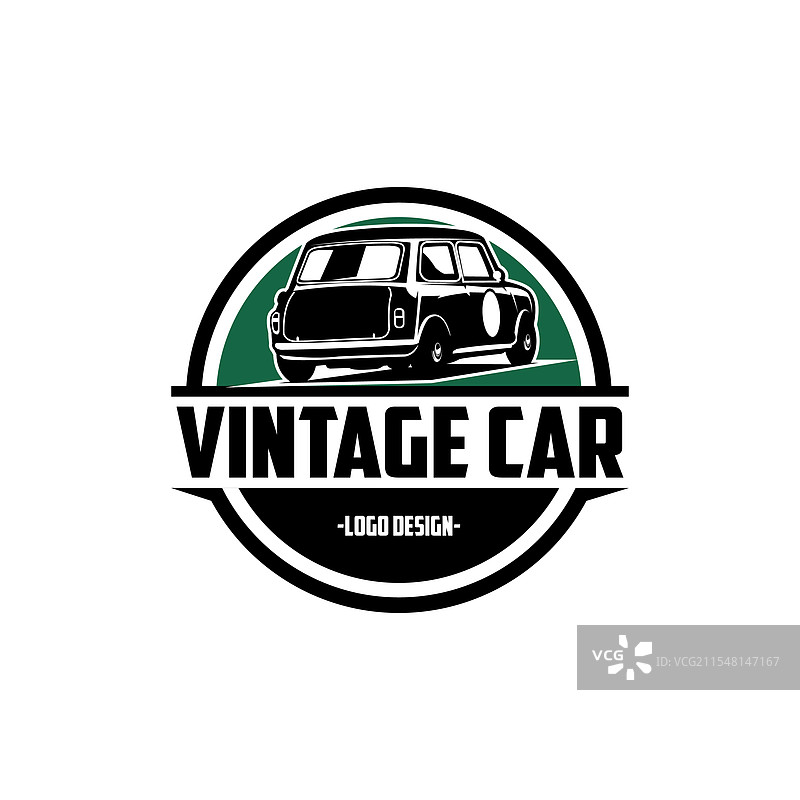 迷你库珀汽车轮廓孤立在上面图片素材