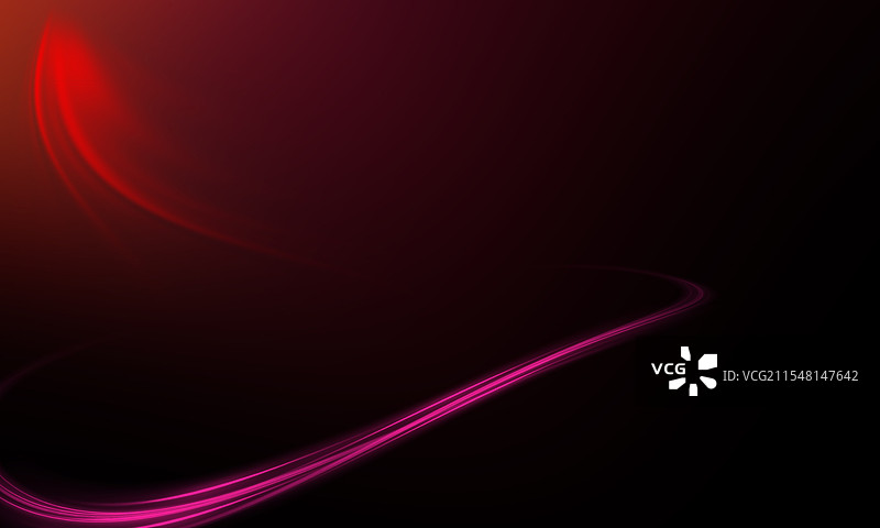 红色光线照射在黑色背景上图片素材