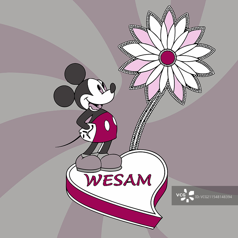 迷人而奢华的米奇莫3D渲染图图片素材