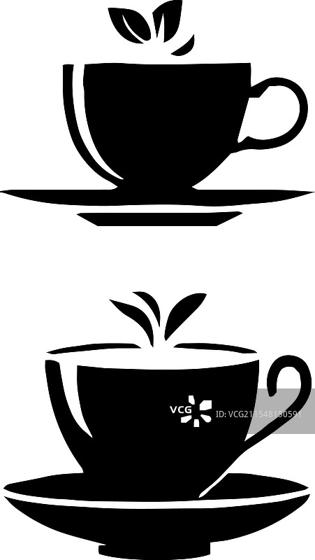 现代黑色设计咖啡杯完美10分图片素材