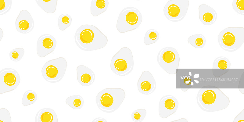 煎蛋无缝图案图片素材