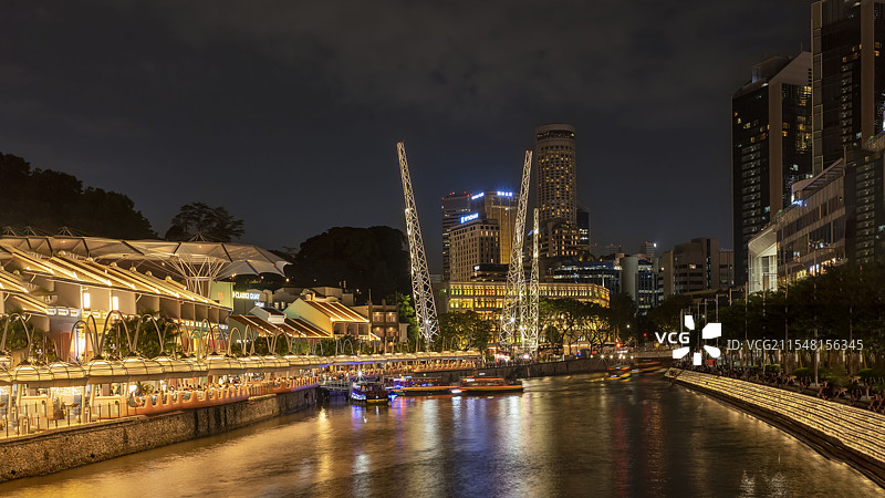 灯光通明的克拉马头图片素材