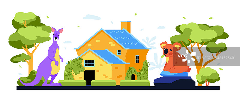 库克船长的小屋 - 现代彩色图片素材