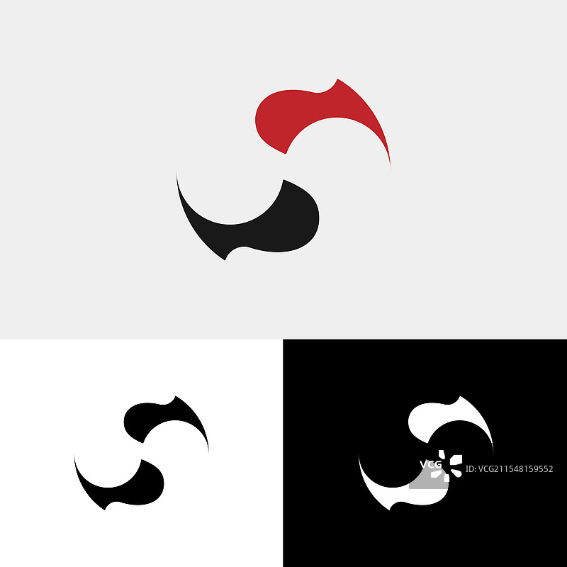 字母S的标志设计图片素材