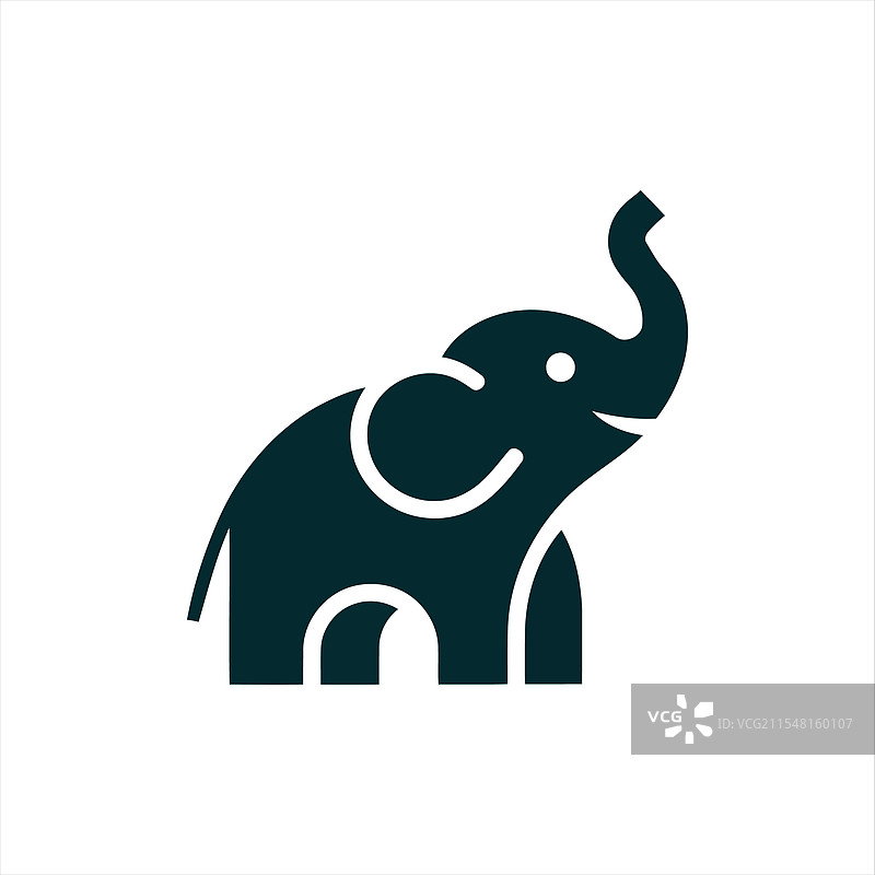大象标志设计图片素材