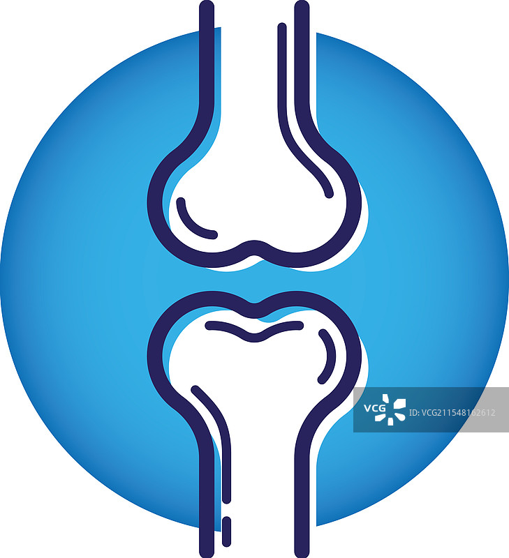 骨关节健康图标象形图图片素材