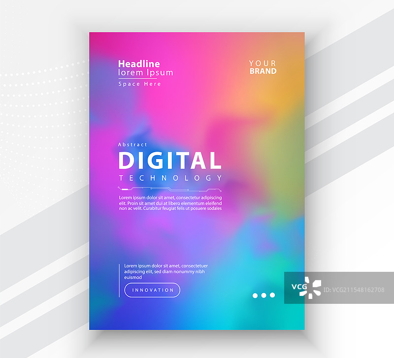 海报、宣传册封面、横幅、演示布局图片素材