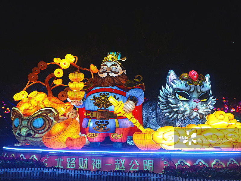 五路财神之北路财神—赵公明图片素材