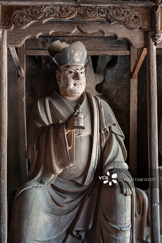 平遥县 双林寺 罗汉殿 彩塑 塑像图片素材