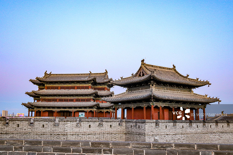 大同城墙图片素材