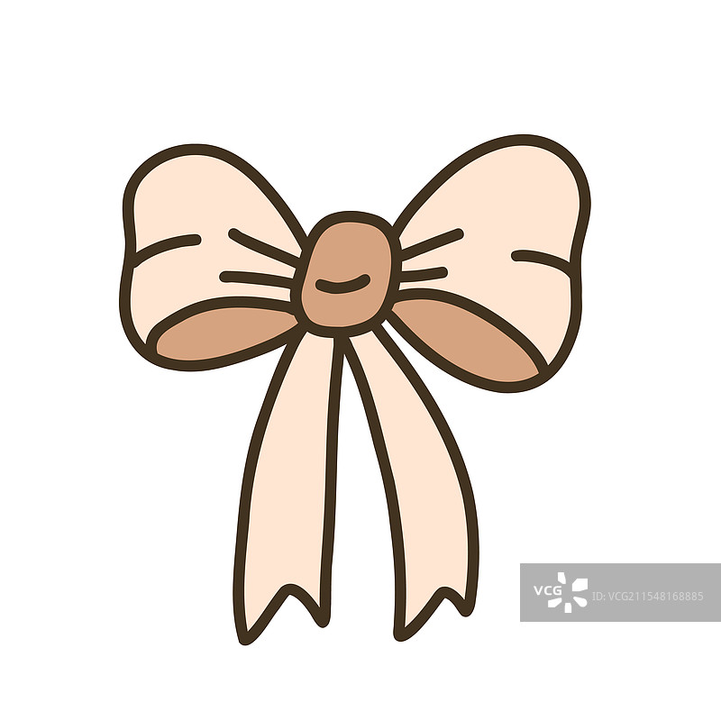 用于礼品包装或装饰的蝴蝶结图片素材