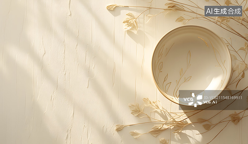 【AI数字艺术】碗  秋天 茶水  陶瓷图片素材