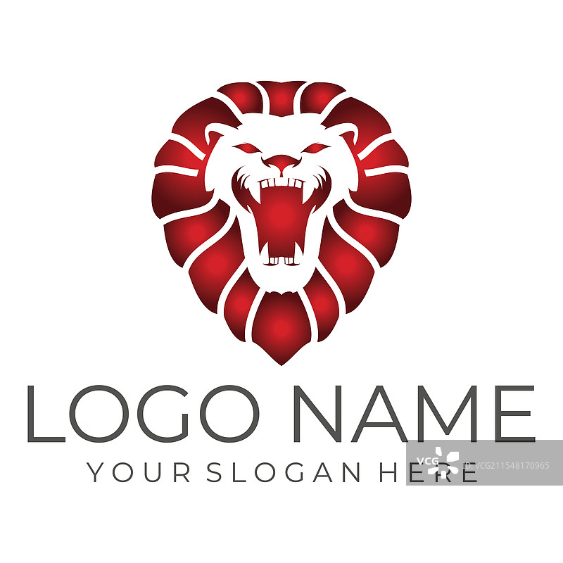 狮子标志模板图标图片素材