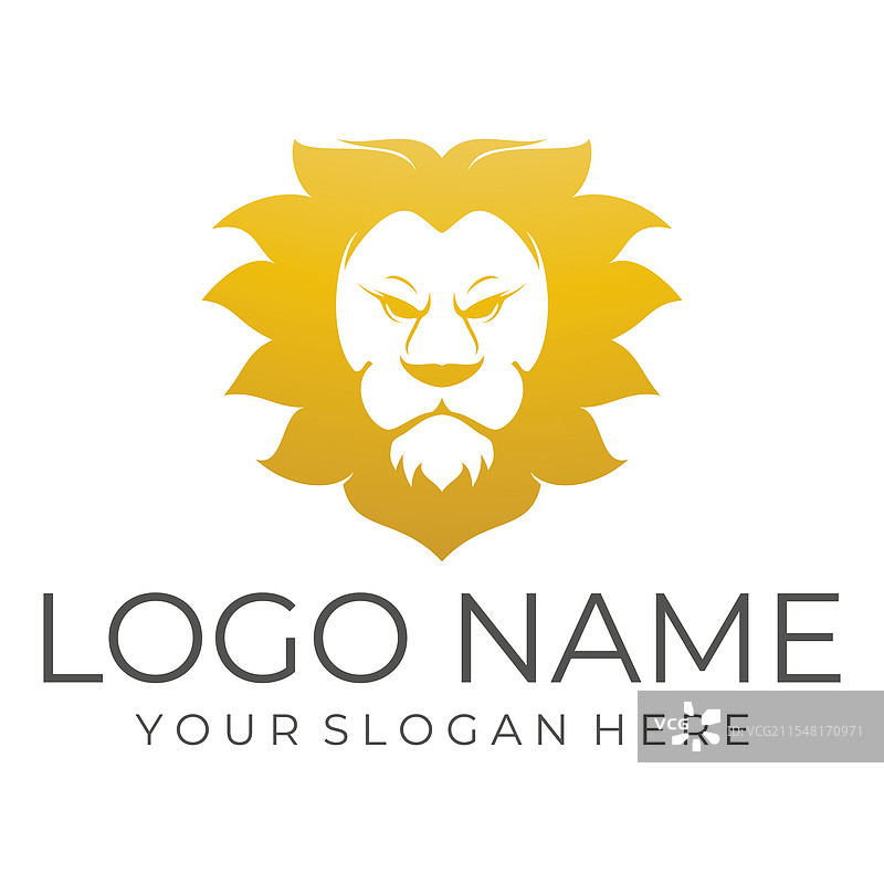 狮子标志模板图标图片素材
