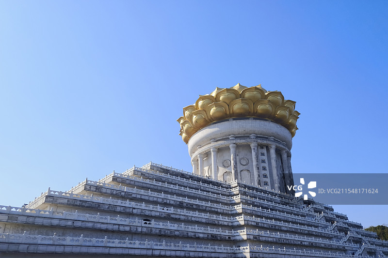 浙江省绍兴市会稽山兜率天宫图片素材