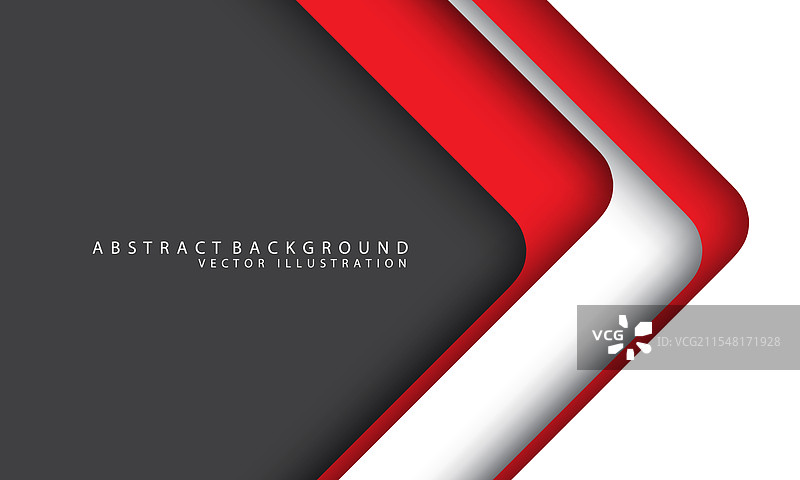 抽象红白箭头曲线几何图形图片素材