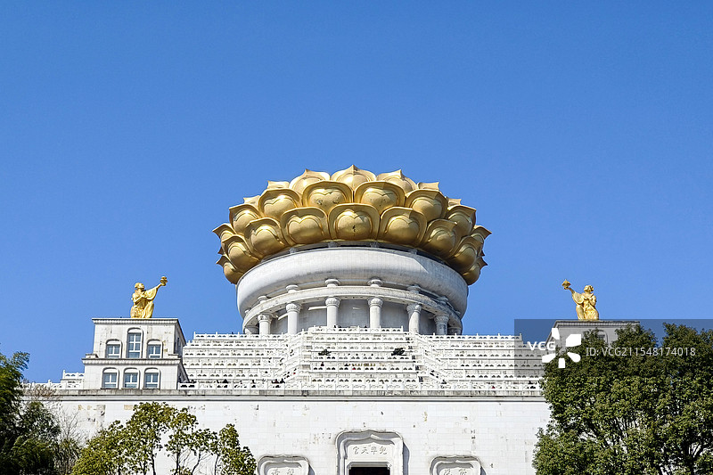 浙江省绍兴市会稽山兜率天宫图片素材