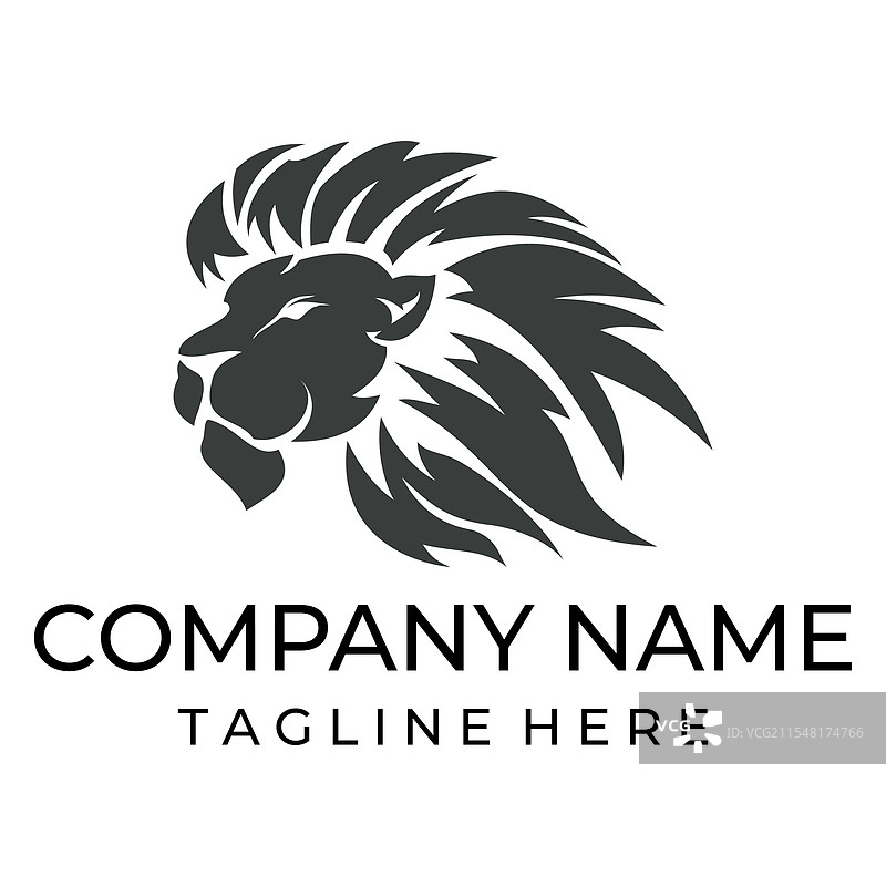 狮子标志模板图标图片素材