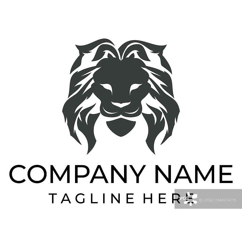 狮子标志模板图标图片素材