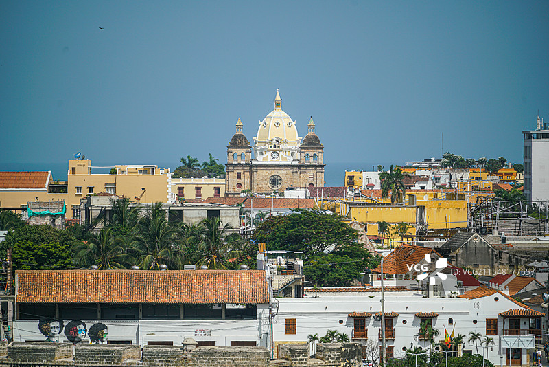 哥伦比亚卡塔赫纳景色图片素材