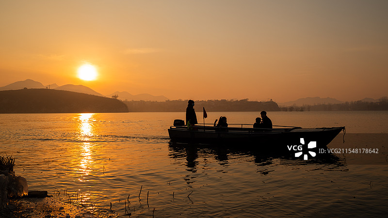 唐县十八渡环湖公路图片素材