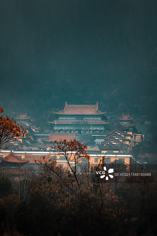 东庐山古寺图片素材