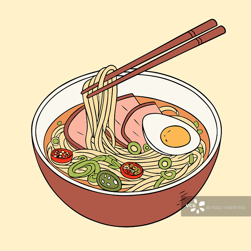 一碗美味的拉面图片素材