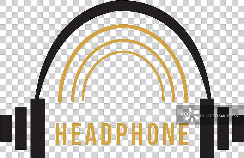 简单的耳机音乐图像图片素材