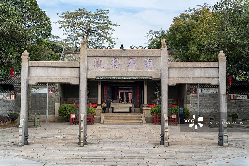 广州南海神庙扶胥古埗牌坊图片素材