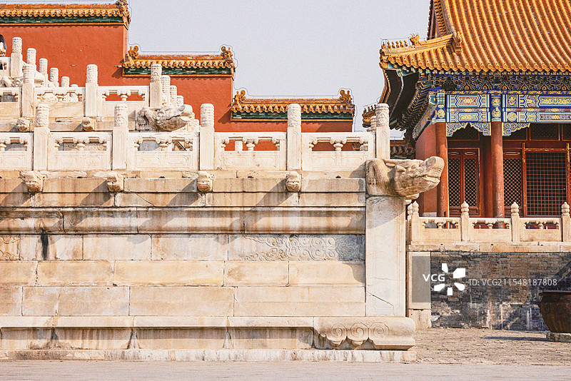 故宫太和殿须弥座石基图片素材