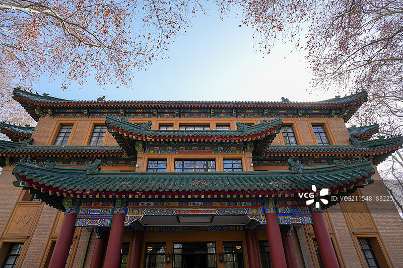 南京美龄宫 南京必游景点 南京钟山景区 南京民国历史 原国民政府旧址图片素材
