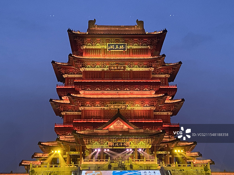 滕王阁图片素材