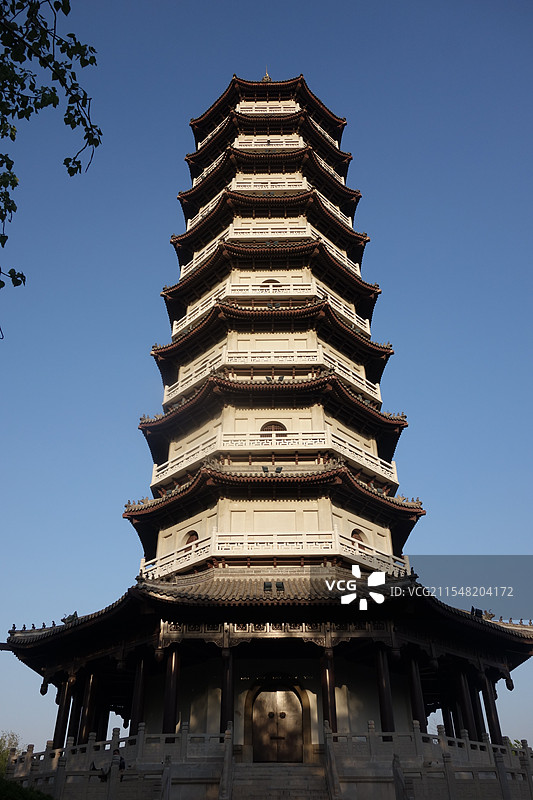 天津宁园园林景观-建筑自然风光图片素材