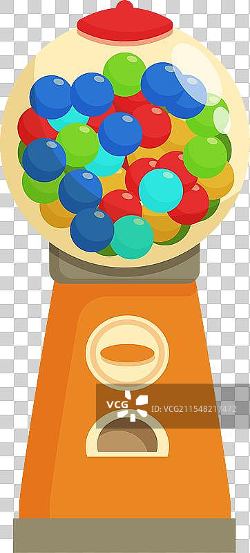 卡通糖果机图标插槽自动售货机图片素材