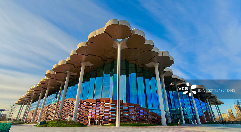 北京副中心副通州区北京城市图书馆图片素材