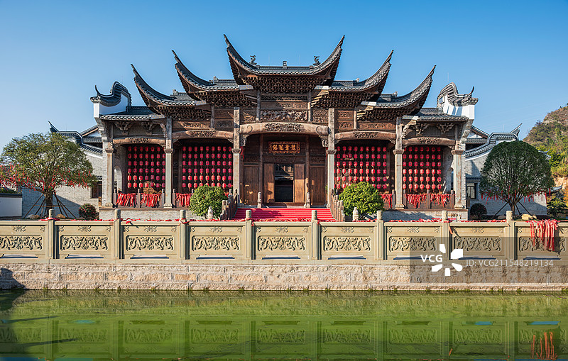 龙岩市武平县百家大院传统古建筑图片素材