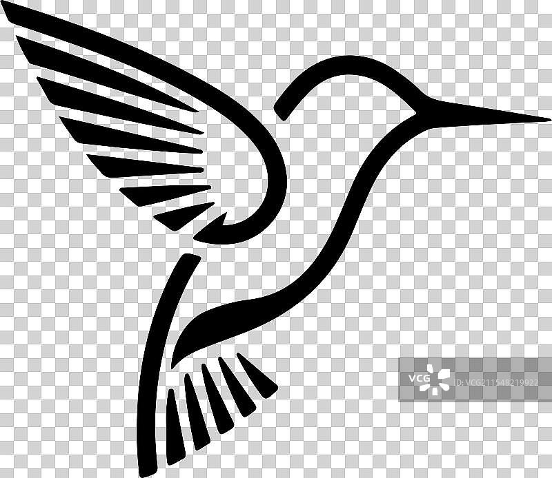 蜂鸟的标志图片素材