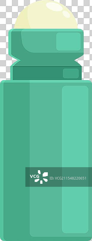 强力绿色除臭剂图标卡通自然图片素材